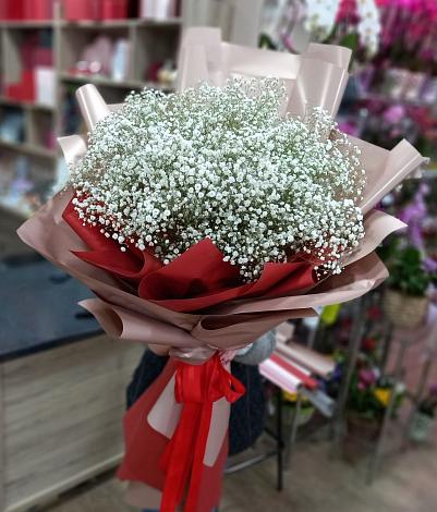 Букет цветов из: Гипсофила в Екатеринбурге