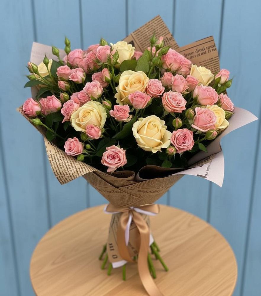 Букет цветов из: Розы в Екатеринбурге