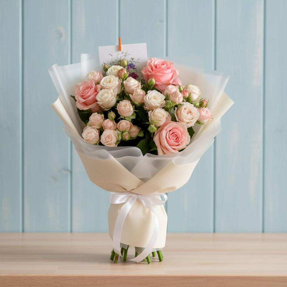 Букет цветов из: Розы в Екатеринбурге