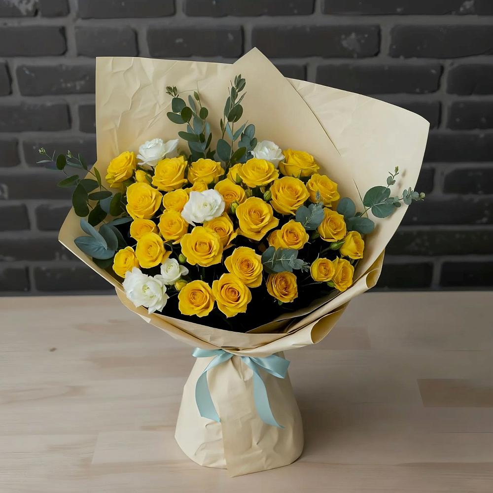 Букет цветов из: Розы в Екатеринбурге