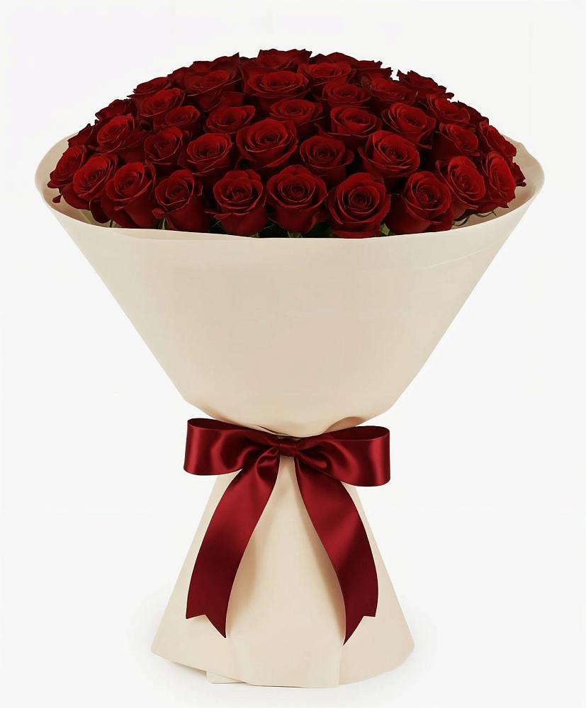 101 Бордовая роза Блэк Бакарра в Екатеринбурге Букет 101 Бордовая роза Блэк Бакарра в Екатеринбурге
