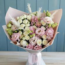 Букет цветов из:  Альстромерии и Розы в Екатеринбурге